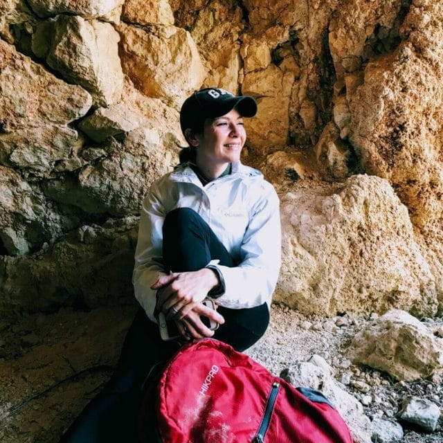 Susannah Schild Jerusalem Springs Trail Cave.