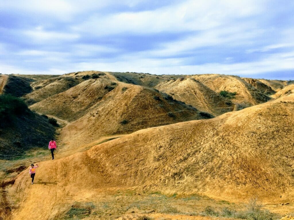 Hiking Negev in winter