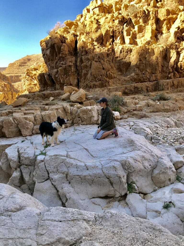 Nahal Kina hike Israel.