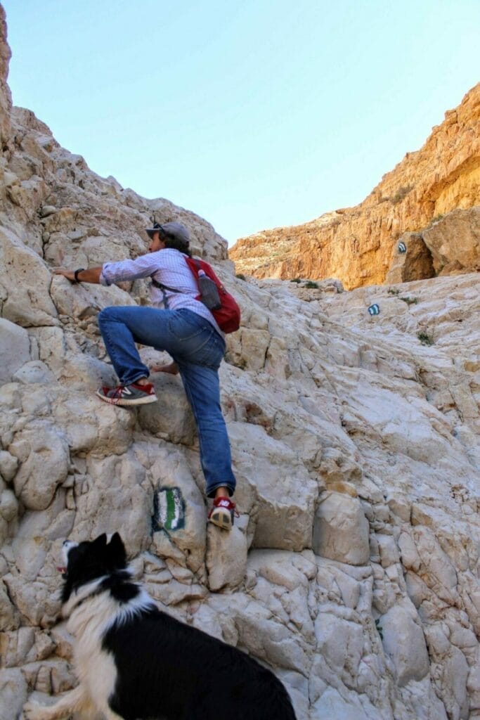 Nahal Kina hike Israel.