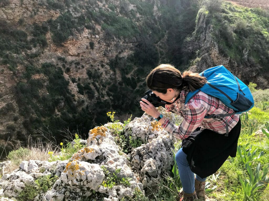 Nahal Iyon waterfall hike Israel.