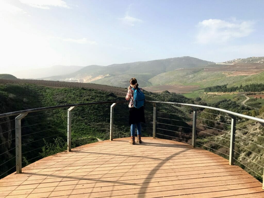 Nahal Iyon waterfall hike Israel.