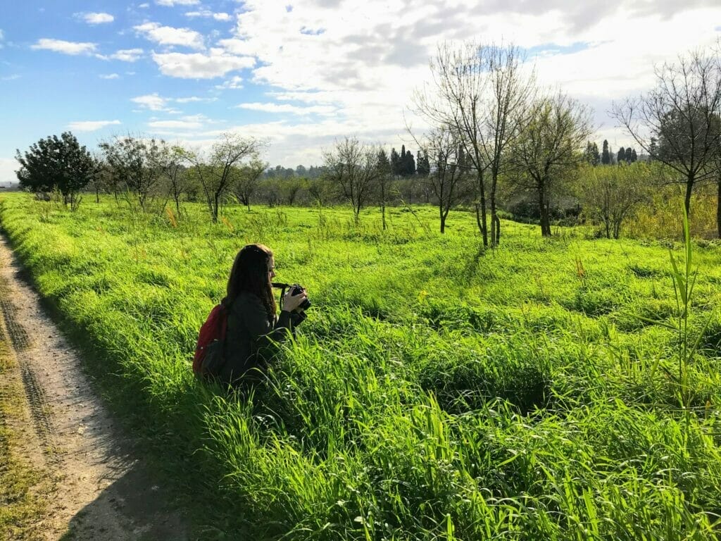 Yarkon National Park hike.