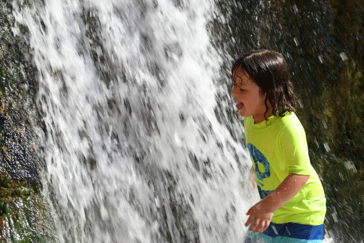 Nahal David at the Ein Gedi Nature Reserve