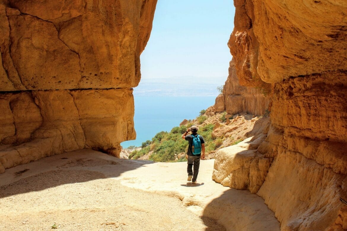 Mount Yishai and the Window Waterfall