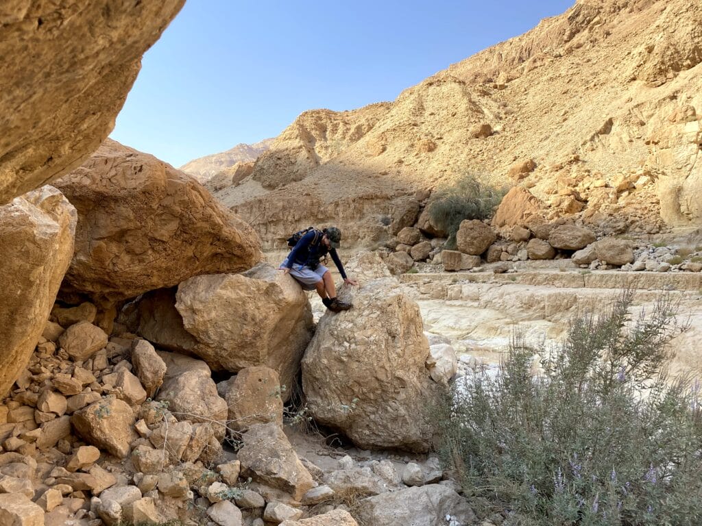 Nahal Tze'elim hike.