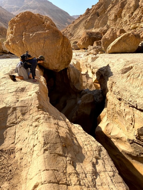 Nahal Tze'elim hike.