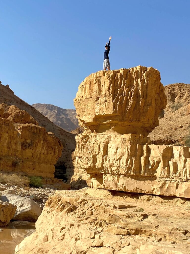 Nahal Tze'elim hike.