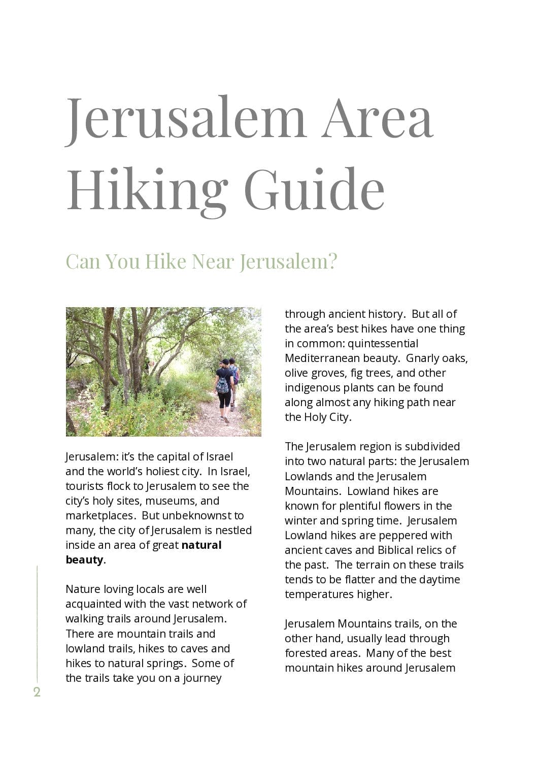 Jerusalem Hiking Guide - Image 2