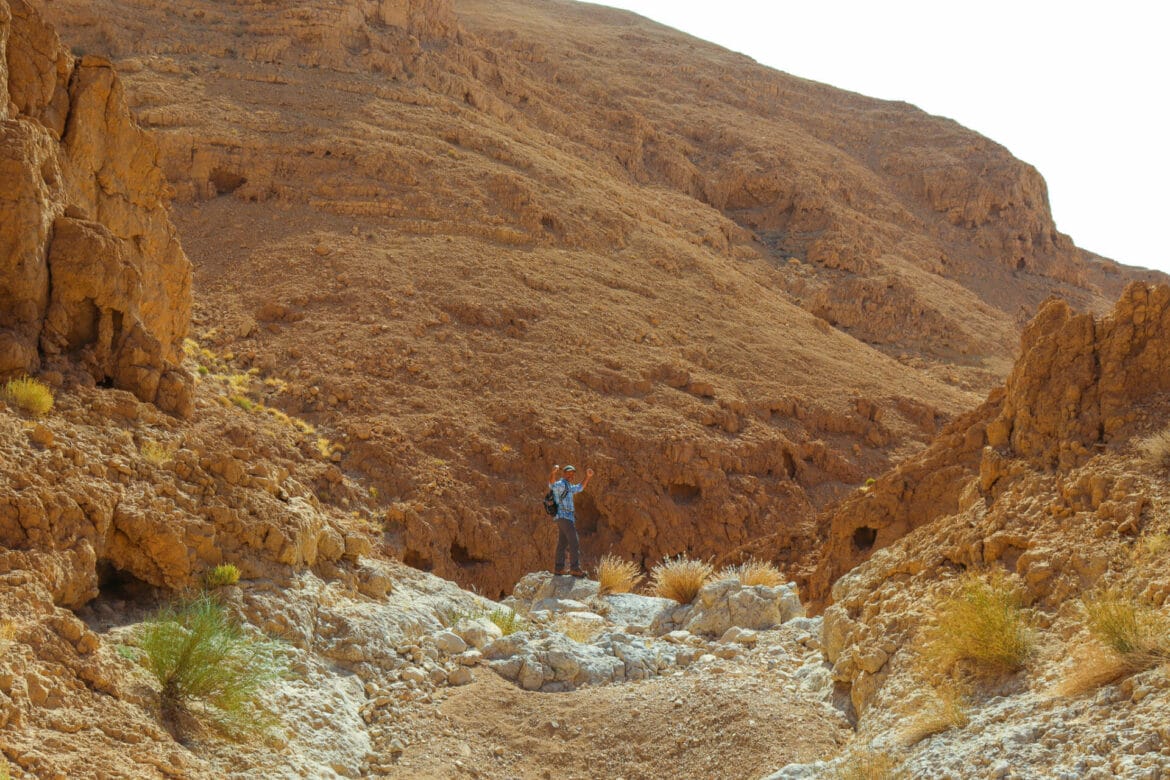 Crazy Cliffs and Desert Pools at Nahal Tahmason