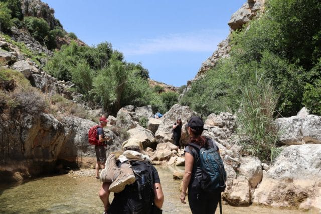 Nahal Dishon Israel Trail hike