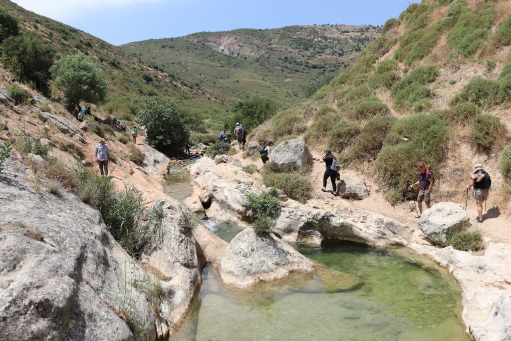 Nahal Dishon Israel Trail hike