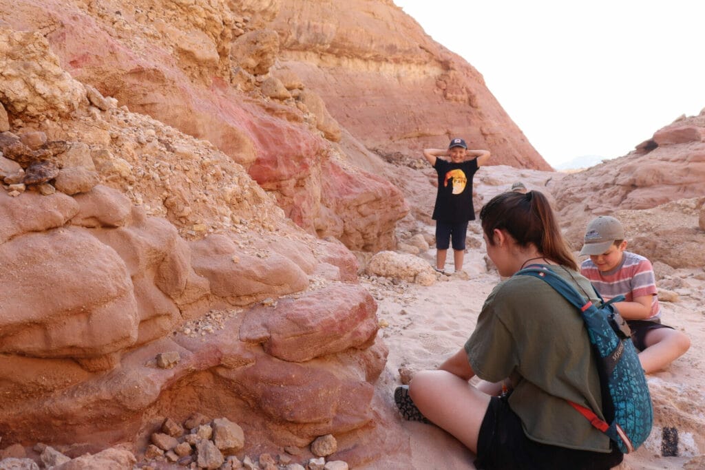 Arches Trail Park Timna Eilat hike