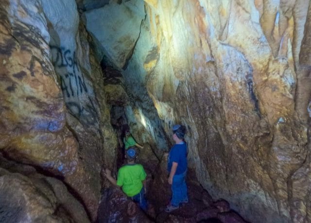 Alma cave hike golan
