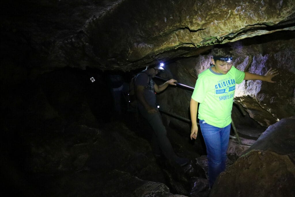 Alma cave hike golan