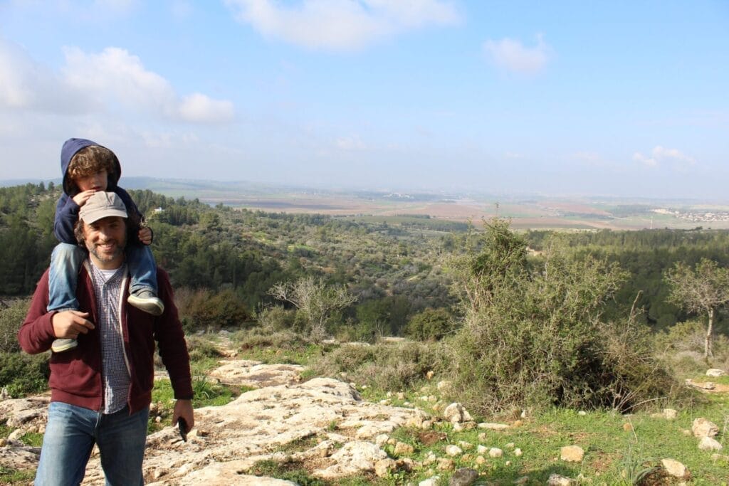 family hikes for Hanukkah in Israel