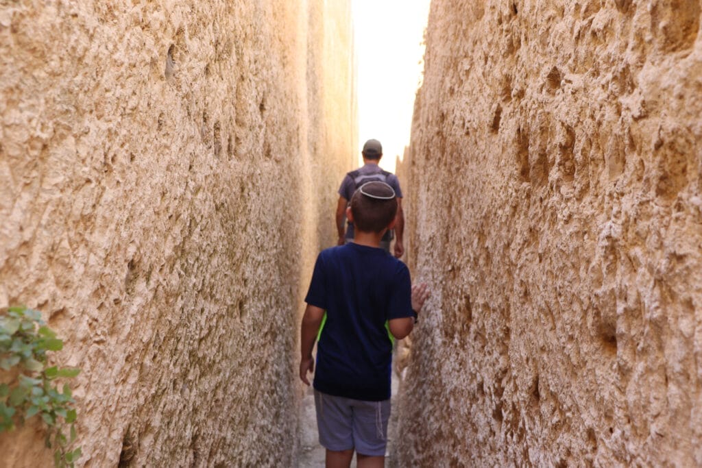 family hikes for Hanukkah in Israel