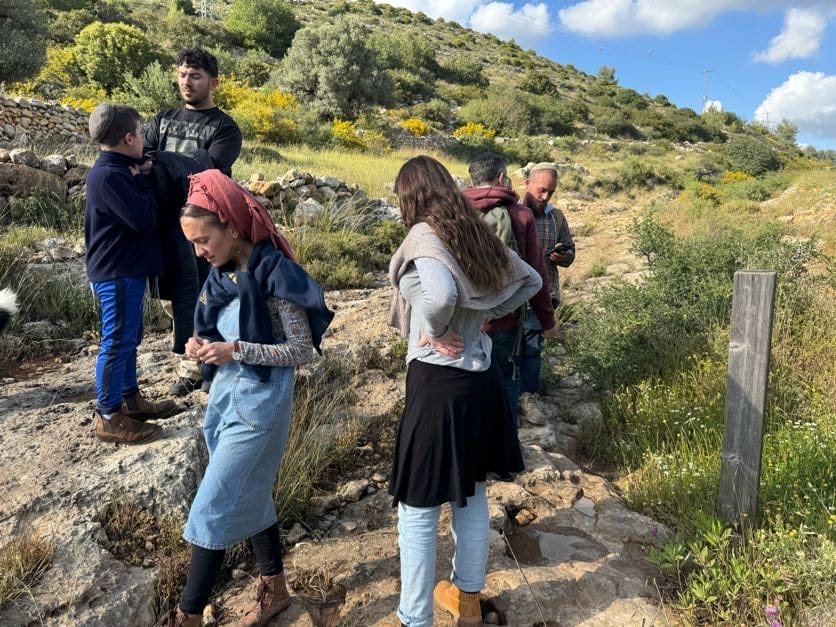 Springs Trail in Gush Talmonim hike